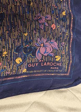 Guy laroche paris хустка  платок шовк 64*64
