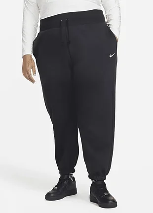 Жіночі утеплені спортивні штани plus size nike