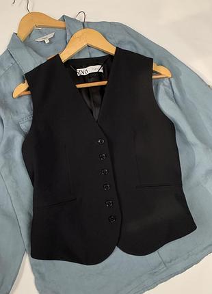 Жилет костюмний zara 2