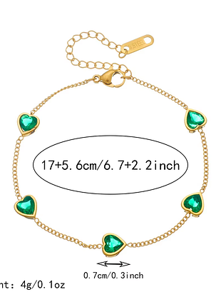 Браслет "emerald love" 6