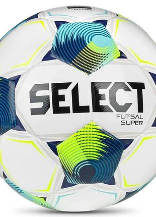 М’яч футзальний select futsal super fifa v26, біло-синій, розмір 4, 361347-129