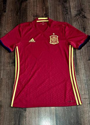 Мужская уникальная футбольная jersey футболка сборной испании adidas оригинал