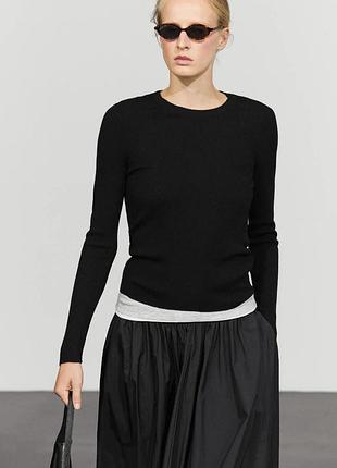 Термокофта жіноча (лонгслів) в рубчик marks & spencer