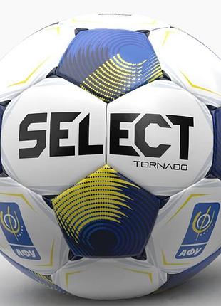 Мяч футзальный select fb futsal tornado fifa v26, бело-синий, размер 4, 384347-763