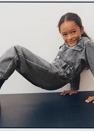 Стильний джинсовий комбінезон zara 140