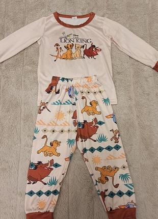 Disney брендовая пижама король лев для мальчиков на 2-3 года в идеале👍