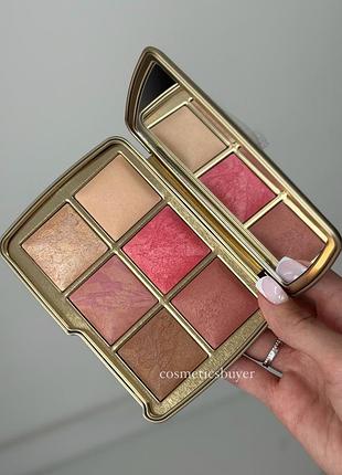 Hourglass ambient lighting edit unlocked palette hope ключик серце палетка палітра для макіяжу обличчя аурглас румʼяна бронзер пудра хайлайтер
