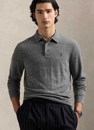 Свитер-поло шерстяной polo ralph lauren р s