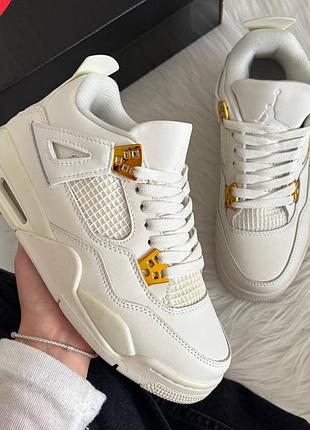 Jordan 4 metallic gold 2