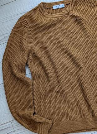 Горчичный шерстяной свитер sandro paris, m 5