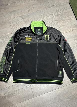 Vintage monster energy by tech9 racing motogp fleece jacket size м-л