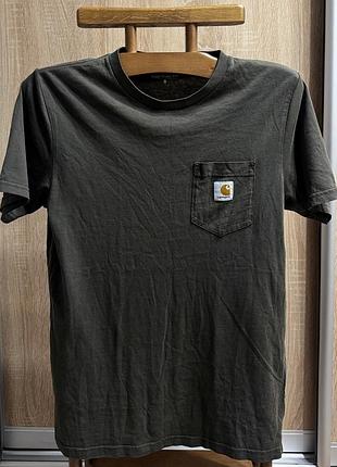 Оригінальна футболка carhartt wip s/s pocket t-shirt (розмір s)