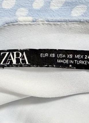 Мини-платье zara в горошек 8