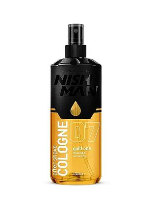 Одеколон после бритья nishman gold one cologne no.7 150 мл