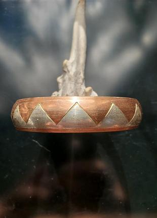 Серебро 923 два тона браслет, 38г, индия