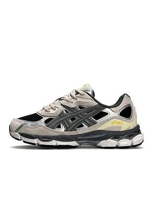 Кроссовки женские asics gel-nyc grey silver black