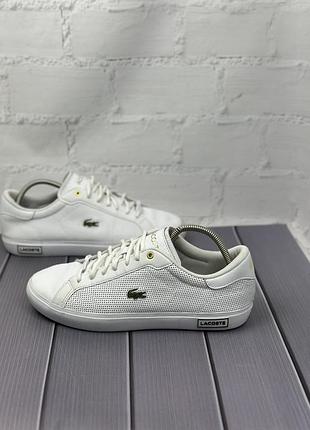 Чоловічі шкіряні кросівки lacoste