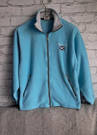 Яскрава флісова кофта weatherwear, блакитна на блискавці розмір м