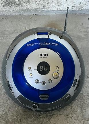 Портативний cd-плеєр з радіо am/fm coby cx-cd239 (америка, 120v)