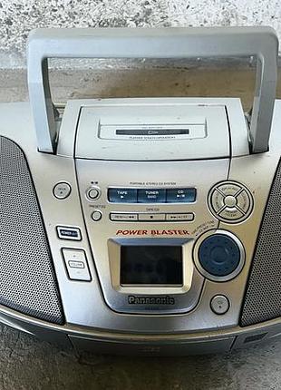 Магнітола cd / касета / радіо panasonic rx-es25 power blaster