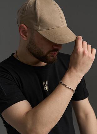 Унісекс бейсболка від intruder mycap пісочного кольору