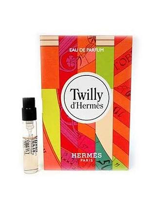 Hermes twilly d'hermes, пробник 2 мл.