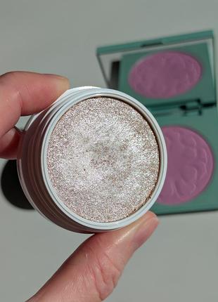 Хайлайтер colourpop super shock highlighter flexitarian + рум'яна night bloom 2