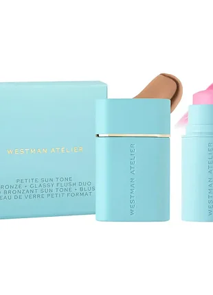Westman atelier бронзирующие капли и румяна petite sun tone bronze + glassy flush duo