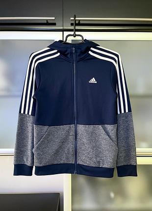 Adidas оригінал підлітковий худі з кишенями, капюшоном