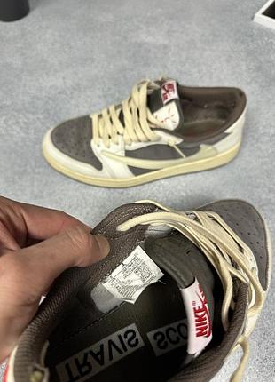 Кросівки travis scott cactus jack jordan 1 low nike кросовки кроссовки ботинки 9