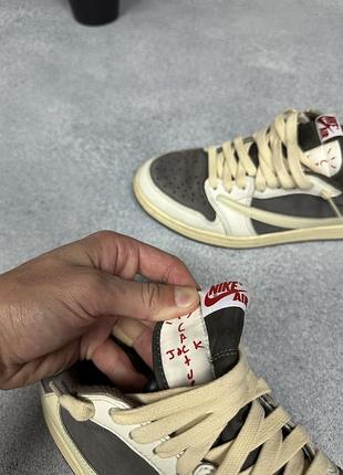 Кросівки travis scott cactus jack jordan 1 low nike кросовки кроссовки ботинки 8