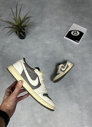 Кросівки travis scott cactus jack jordan 1 low nike кросовки кроссовки ботинки 3