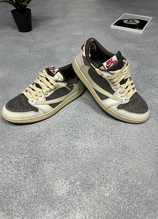 Кросівки travis scott cactus jack jordan 1 low nike кросовки кроссовки ботинки 4