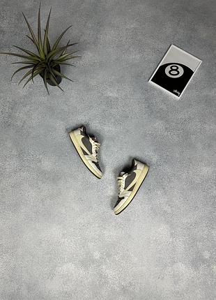 Кросівки travis scott cactus jack jordan 1 low nike кросовки кроссовки ботинки