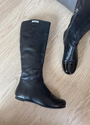 Чоботи жіночі miu miu 35р