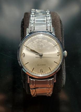 Timex self-winding мужские механические часы с автозаводом, крупнобритания 1963р