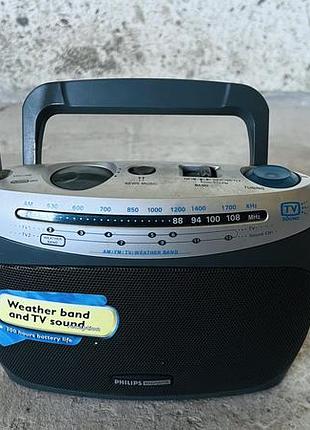 Портативне радіо philips magnavox ae2155 / fm/am