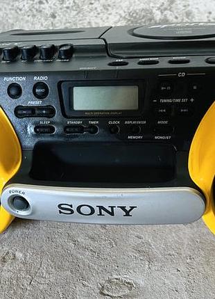 Магнітола sony sports cfd-980 (cd, касета, fm) — рідкісна модель
