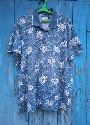 Шикарна котонова тініска-поло, 2xl-3xl, easy