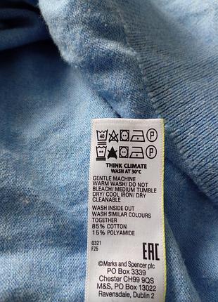 Брендовая футболка поло m&amp;s. 7