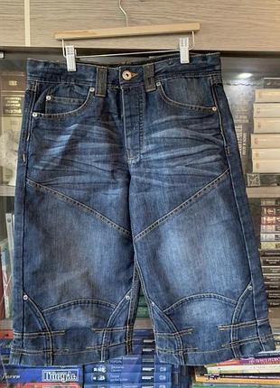 Шорты джинсовые бриджи р 38 h&amp;m