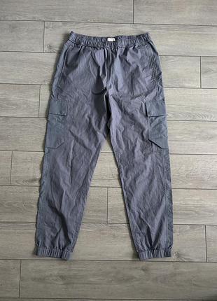 Мужские карго брюки кос cos pant size m размер брюки на манжетах серый цвет оригинал