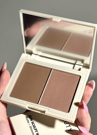 Бронзер beauty for real sun sculpt weightless bronzer duo (good day & sunshine) 8 g