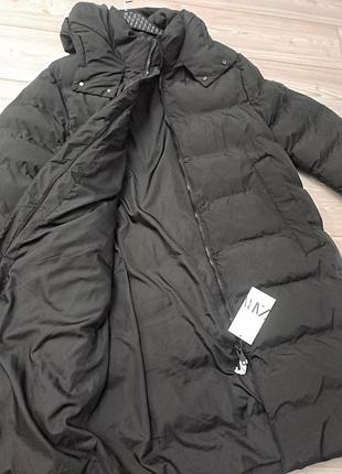 Мужской пуховик от бренда zara 2