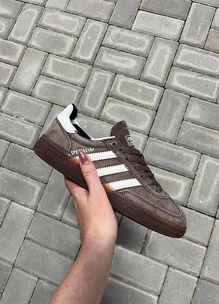Кросівки adidas spezial brown white/black