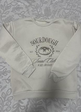 Жіночий пуловер sourdough social club молочний