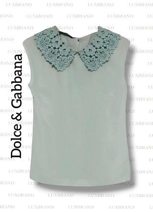 Топ блуза из шелка dolce & gabbana