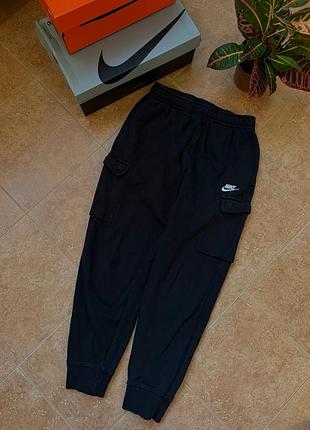 Чоловічі штани карго nike m nsw club ft cargo pant black