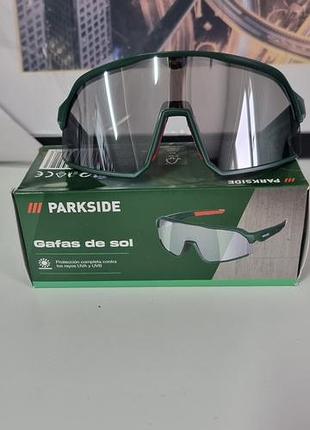Спортивні сонцезахисні окуляри-маска parkside (захист uv400 / uva і uvb)