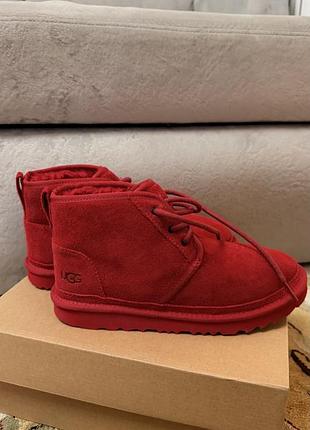 Уггі жіночі ugg classic chukka червоні